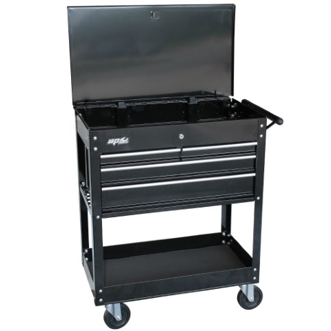 SP - TROLLEY BLACK CUSTOM 4 DRAWER 